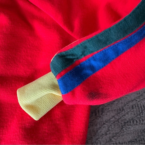 Vintage 1970s Jones Wear 4T Red Tracksuit Jumpsuit Kids Retro - Nostalgia - Picture 9 of 10